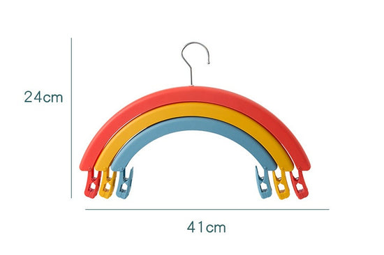 Clothes Rack Creative Rainbow Rotating Racks